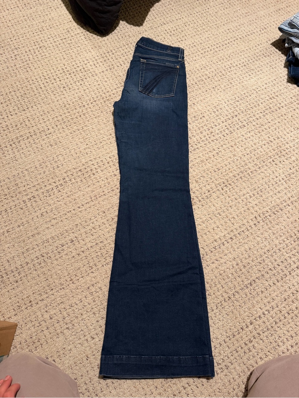 Seven Dark Flare Jeans